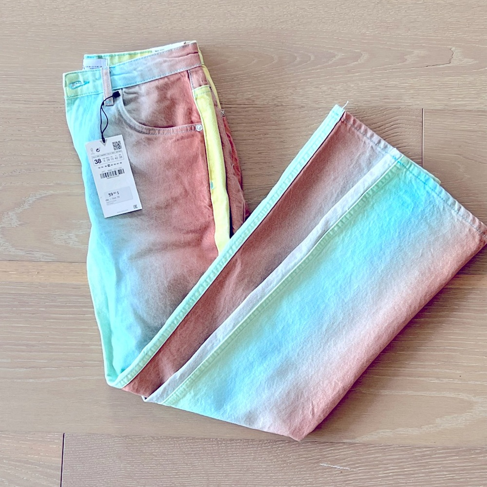 Zara multicolour denim.  Size 6.
